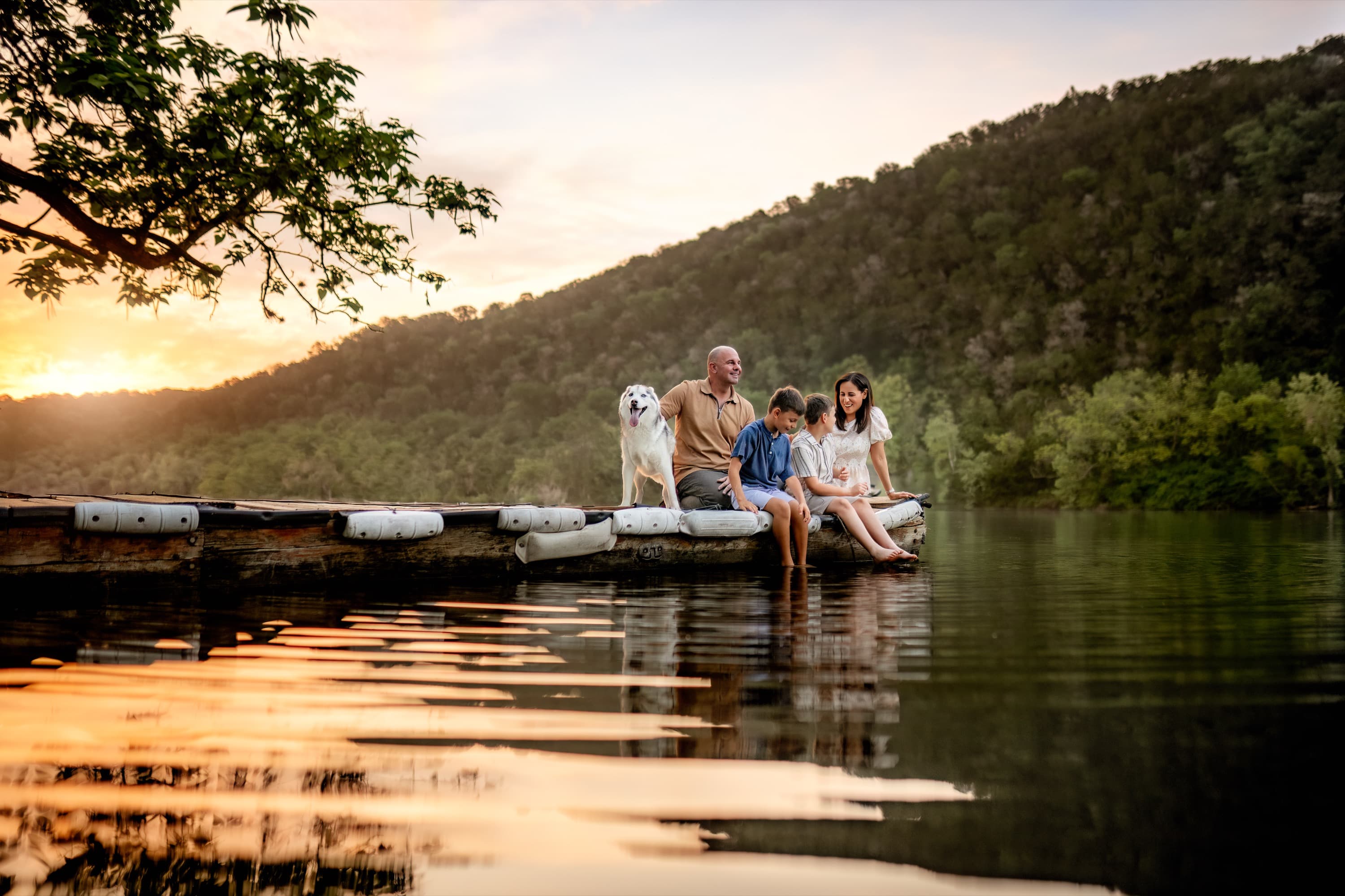 Outdoor family photos Austin Texas