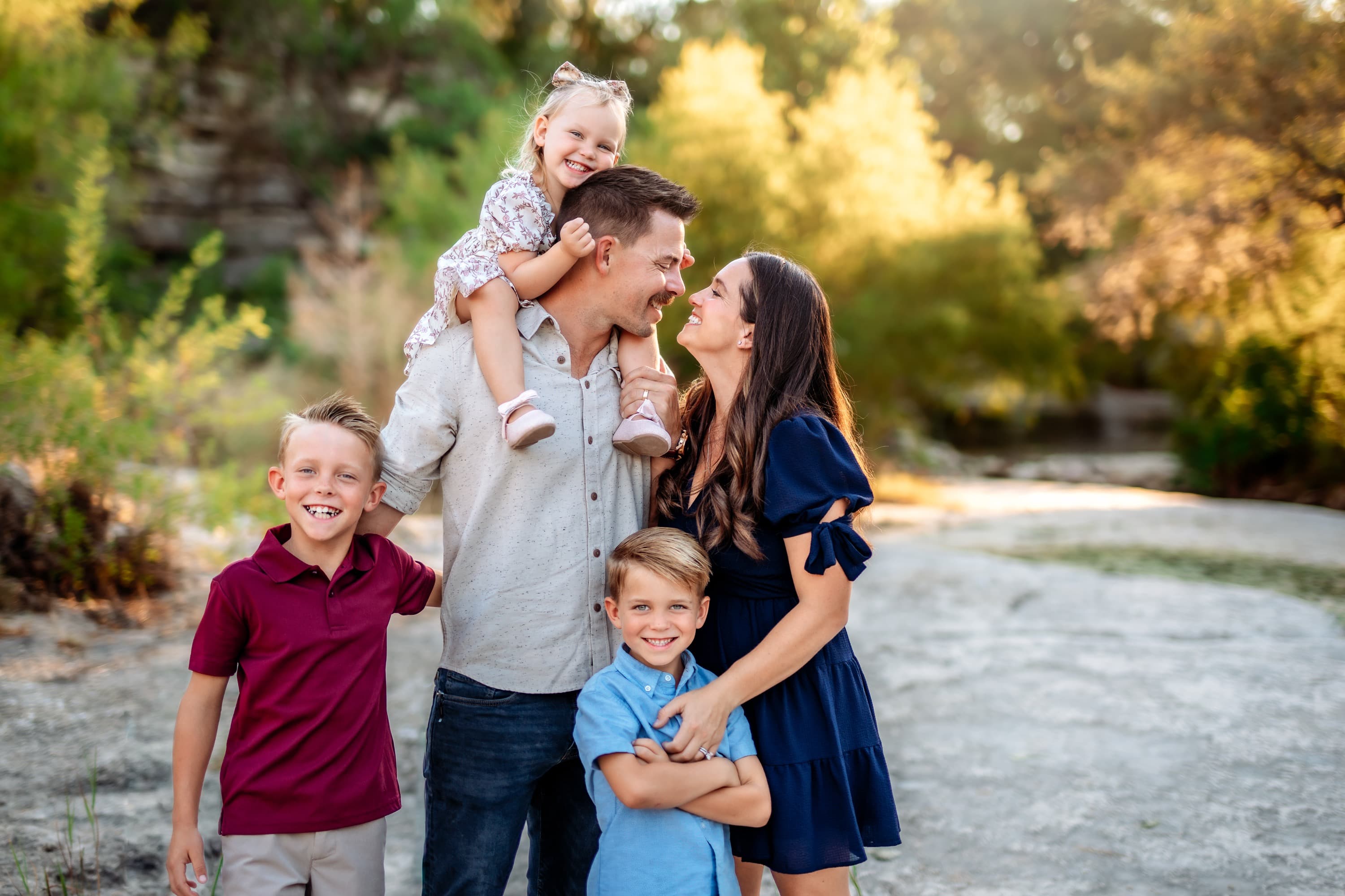 Candid family portraits Austin TX